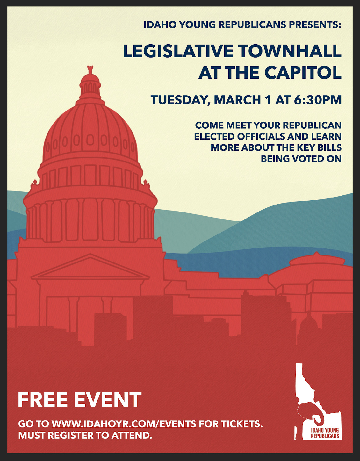 Legislative Town Hall at the Capitol Presented by Idaho Young Republicans